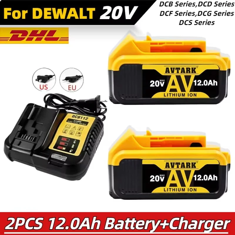 

100% Original 18V 20V replacement for DEWALT batteries rechargeable 20V battery MAX Premium 8.0Ah Lithium Ion Power Tool Battery