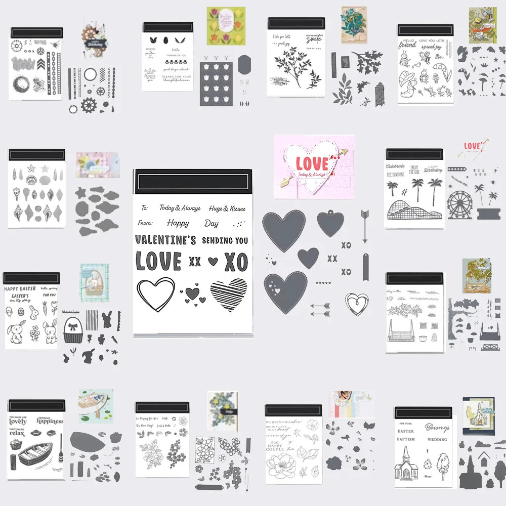 Love Day Sweet Bugs Stempel und Schablonen Neu 2025 2026 Deutsch Französisch Für Scrapbooking-Materialien Frühlingsserie Stanzschablonen Bastelzubehör