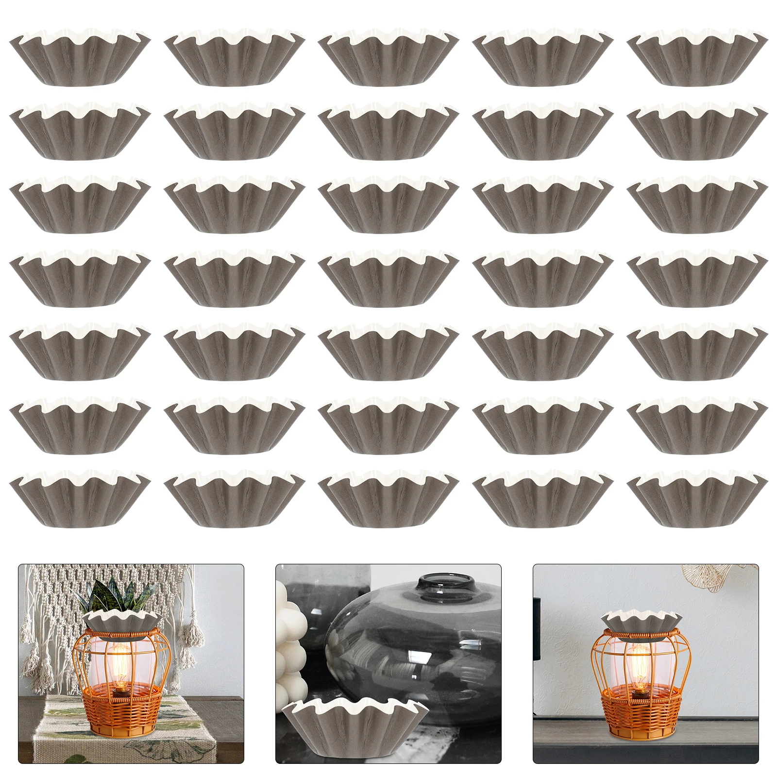 

50Pcs Leakproof Wax Liners for Melter Tray Heat Resistant Wax Liner Convenient Replacement Melt Warmer Accessories