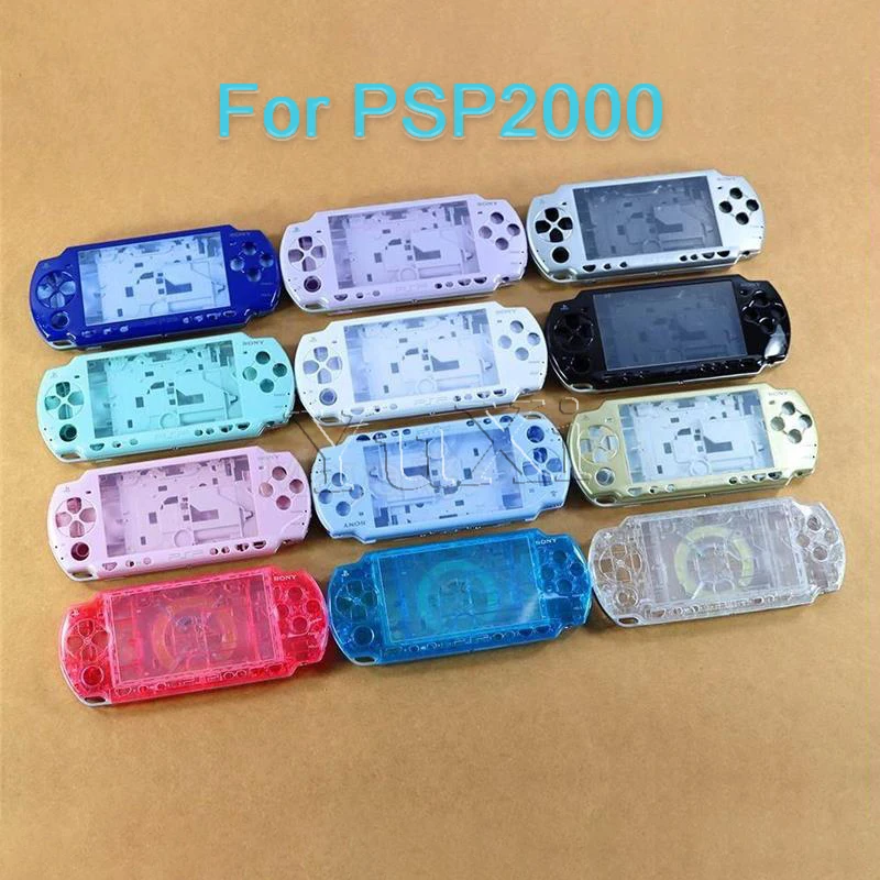 Full Housing Case Cover Faceplate For PSP2000 Replacement Plastic Shell Kit With Buttons Set For PSP 2000 Replace Repair Parts