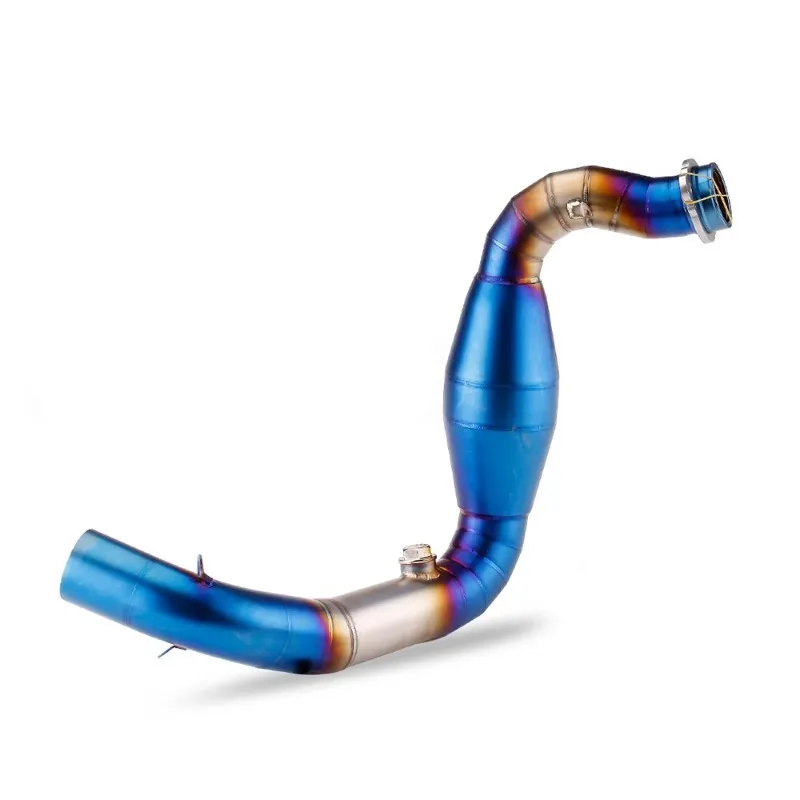 لسيارات BMW G310 R G310 GS 2017 - 2019 G310R G310GS رأس العادم الفولاذ المقاوم للصدأ ماسورة العادم الانحناء للأسفل