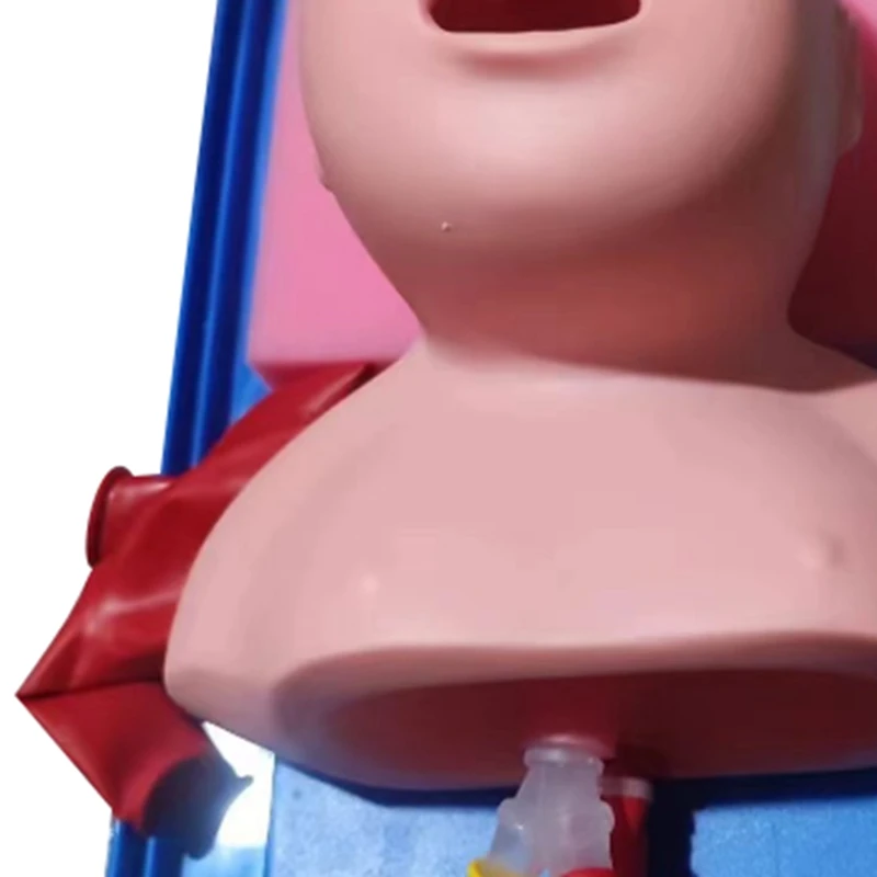 Modelo infantil de intubación traqueal, simulador de modelo de intubación nasal, kit de ayuda para enseñanza de gestión de vías respiratorias