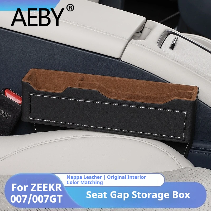 

AEBY для ZEEKR 007/007GT 2024 2025 боковой ящик для хранения автомобильного сиденья водонепроницаемый кожаный органайзер для зазора сиденья аксессуары для интерьера