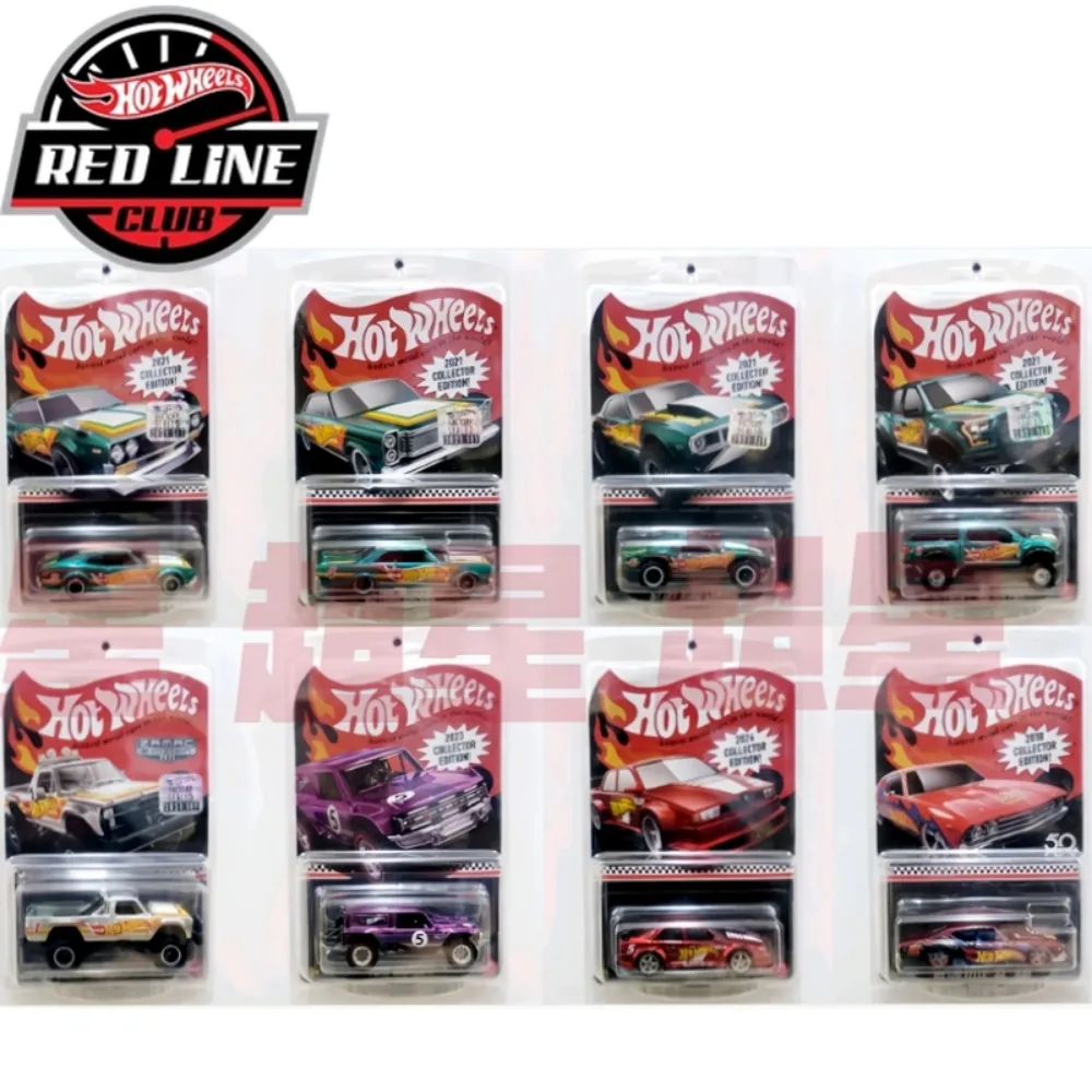 Original Hot Wheels Premium Red Line Club RCL Hotwheels 1/64 Colecionável Metal Miniaturas Modelo de Carro Diecasts Hotweheels Modelo