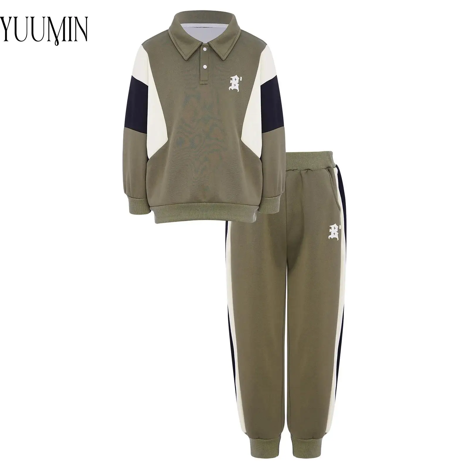 

Детский дышащий спортивный комплект из 2 предметов для мальчиков, спортивный костюм, повседневная одежда, пуловер с длинными рукавами, толстовка + спортивные штаны с карманами, костюм