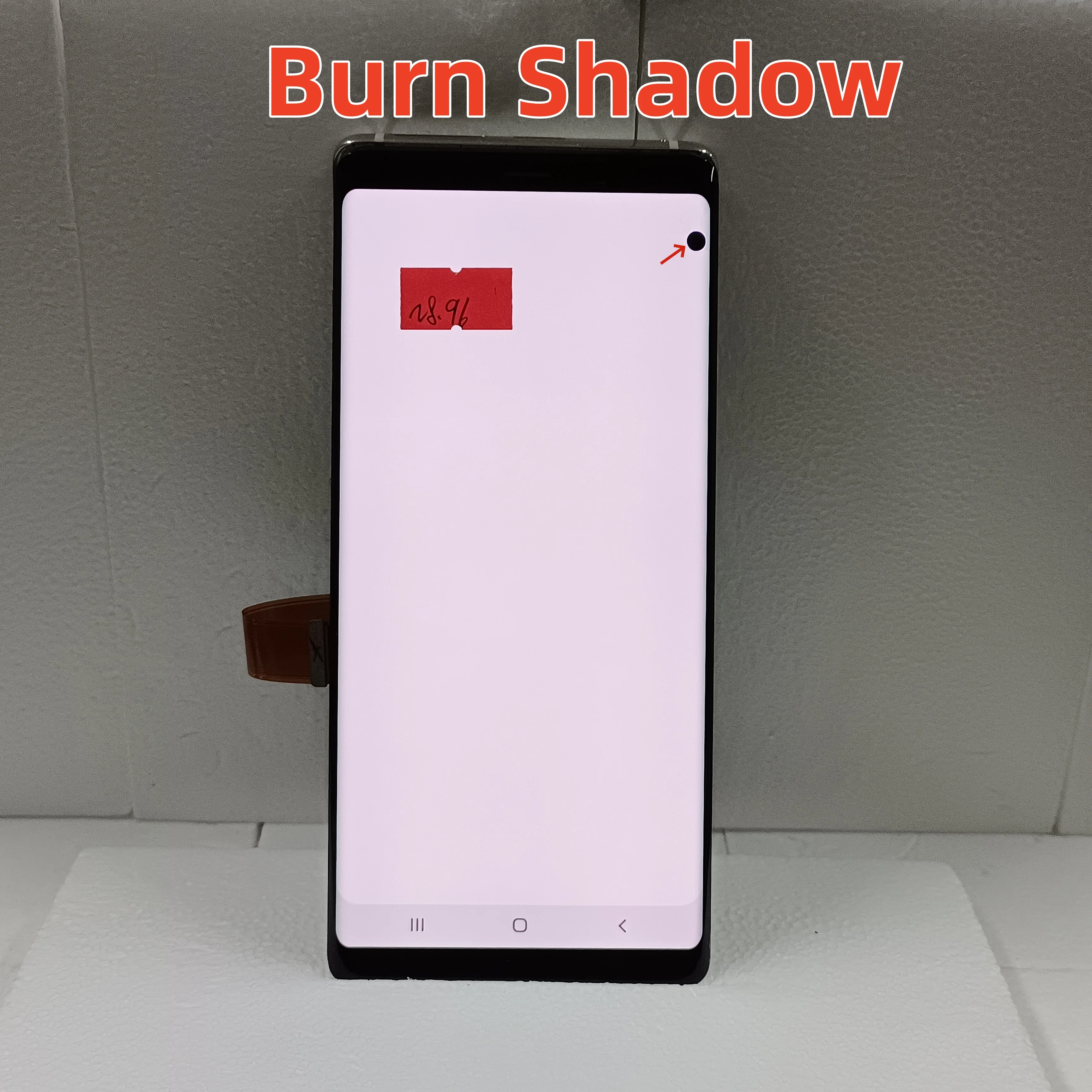 Test al 100% Super AMOLED per Samsung Galaxy Note8 LCD NOTE 8 N950A N950U N950F N950V Display Touch Screen Digitizer Burn shadow