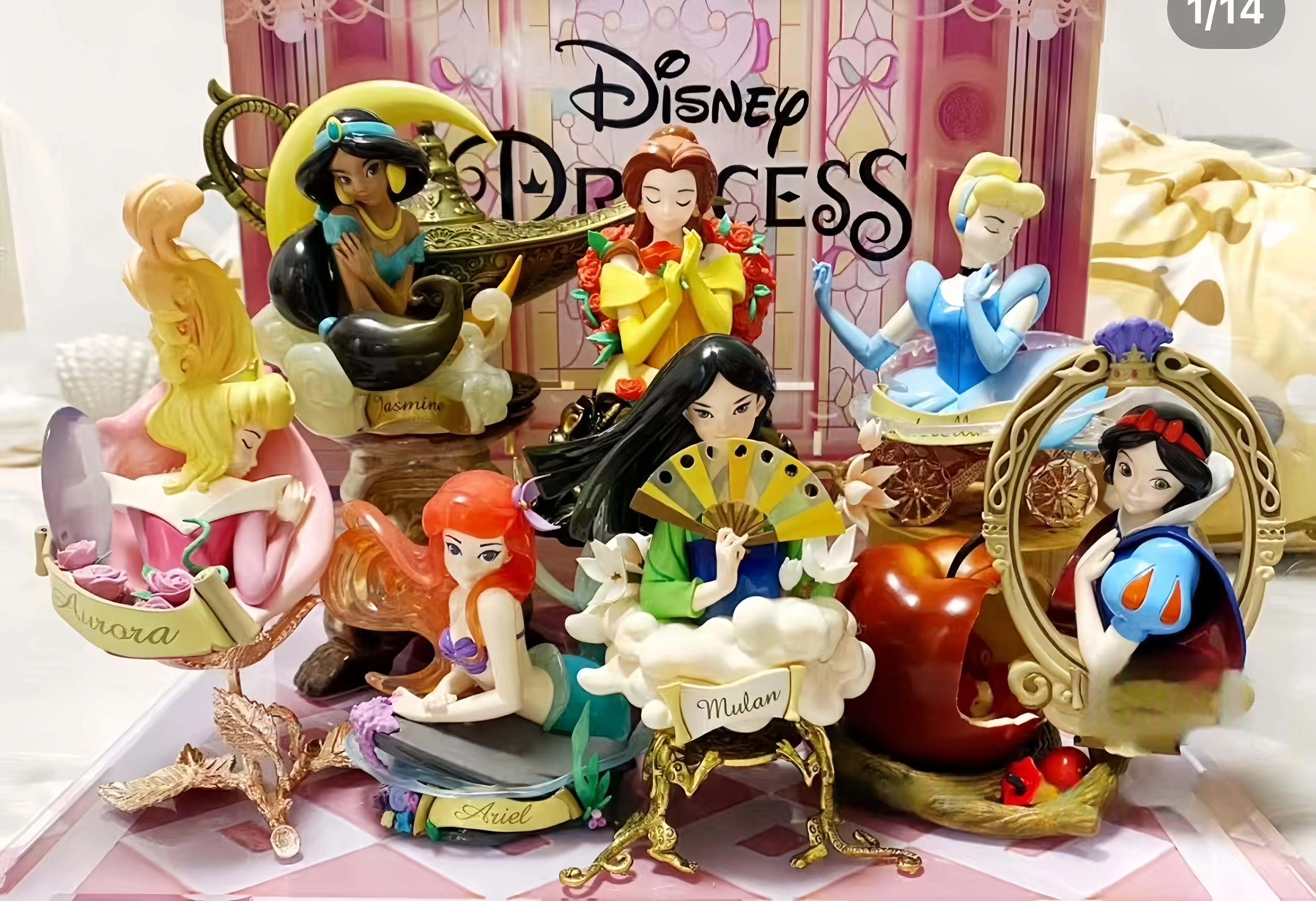 

Аутентичная серия художественных фильмов принцессы, модная слепая коробка, Коллекционная милая фигурка, подарок на день рождения для девочек