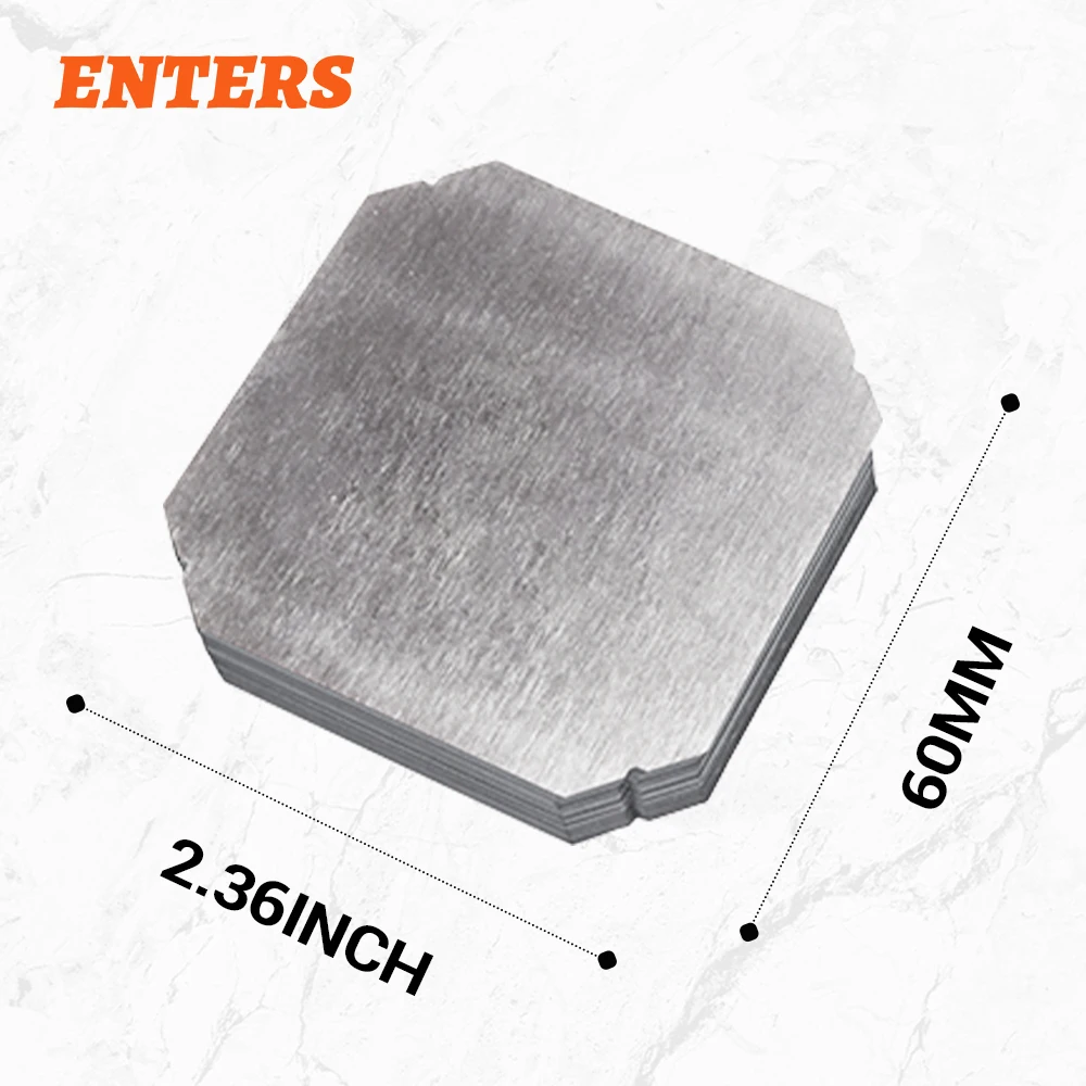 

Металлический корпус 50*50 мм/2*2 дюйма, 500 шт., используемый для изготовления магнитов на холодильник