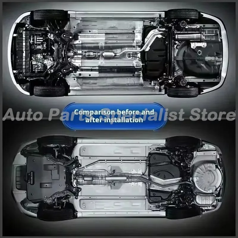 คุณภาพสูงสีดําภายใต้ Engine Guard Splash Shield Mud Fender สําหรับ Audi A3 2015-2020