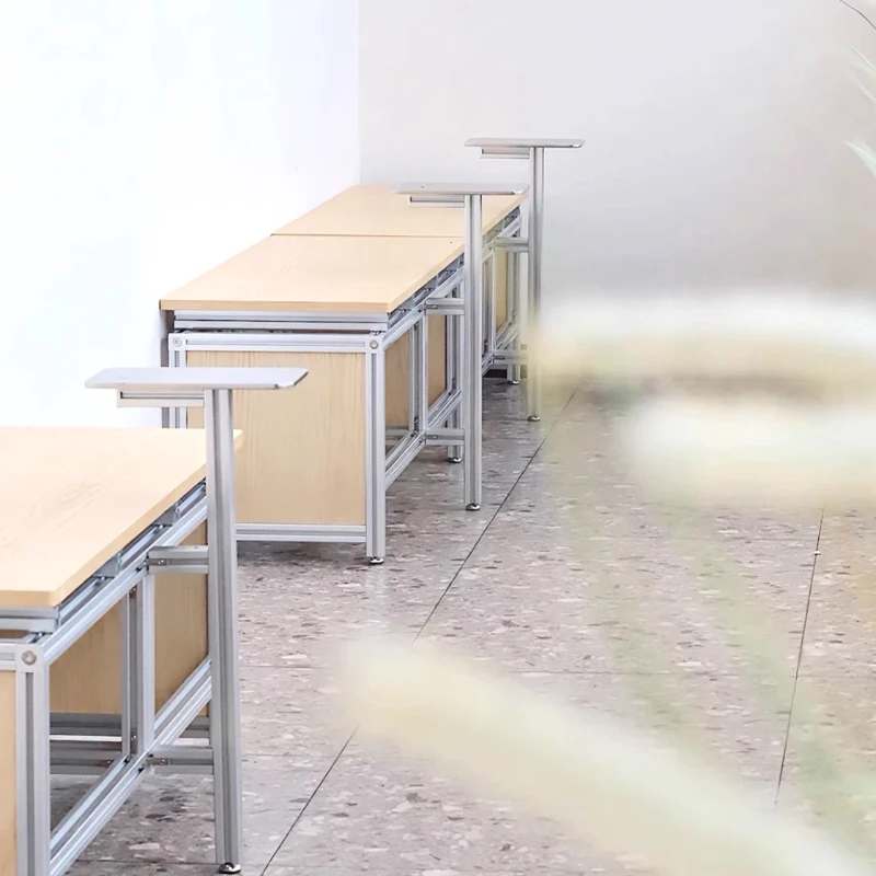 Birch ocean plate aluminum profile coffee stool bench low stool bar counter aluminum alloy Nordic simple furniture