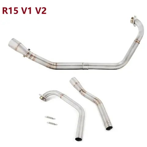 Motorcycle Full Exhaust Escape System Pipe Slip On For Yamaha YZF-R15 R125 MT125 MT-15 MT 15 125 V1 V2 V3 R125 2008-2017Exhaust