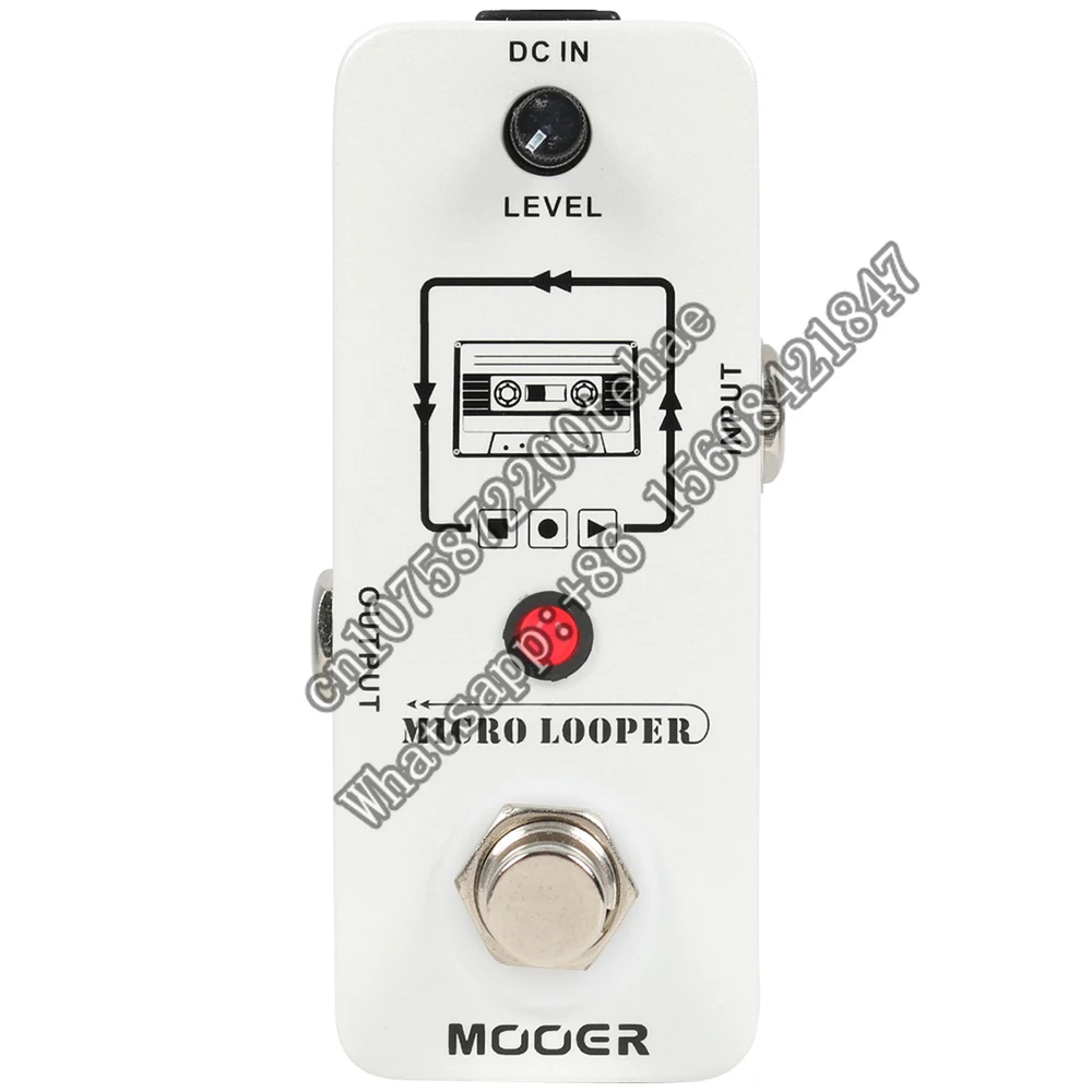 Mooer Mlp1 Micro Looper Effect Pedal Looper Multi-Effects Guitar Parts Pedal Music Instruments Unlimited 30 Min Recording