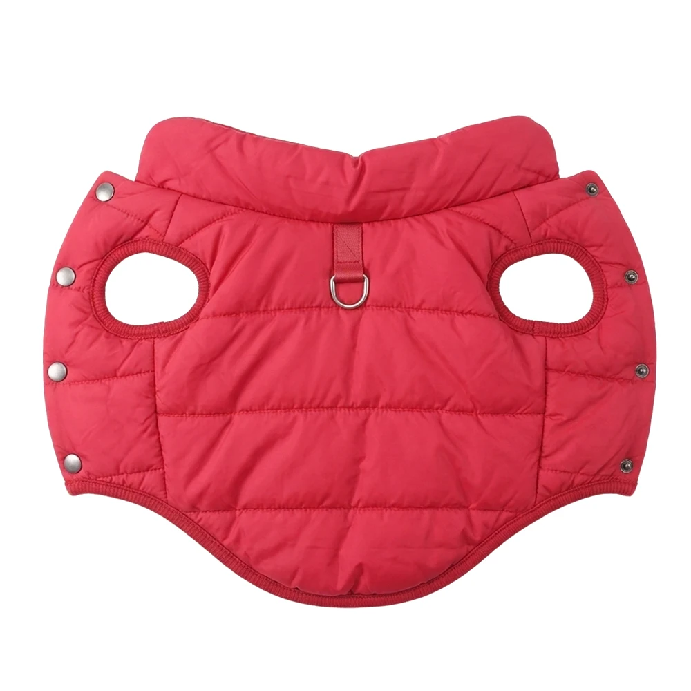 Hundejacke, Warmer Wintermantel für kleine und mittelgroße Hunde, Katzen, wasserdichte Welpenkleidung, dickes Fleece, Bekleidung für Dackel und Französische Bulldogge – Detail 12