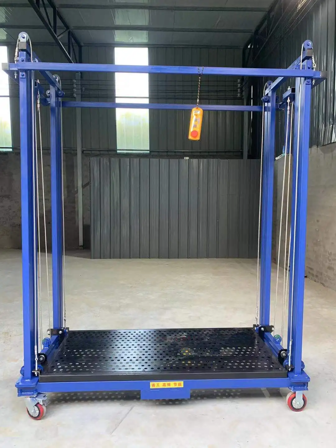 

TLF utomtic Electric Lift Mobile Elevtor Steel Work Pltforms Chin Wire Rope Sling Scffold Motor Bering Electric Powered