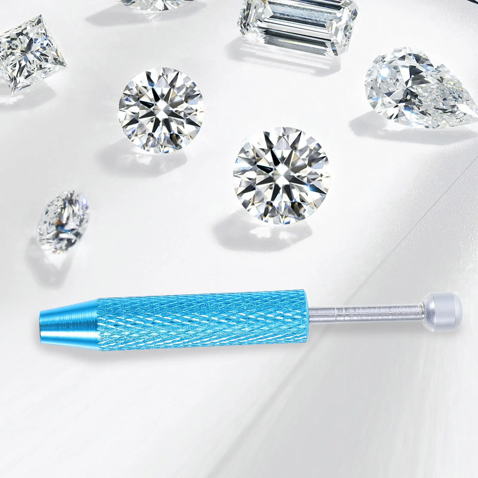 2Pcs Four-Claw Jewelry Grabber Mini Pick Up Tool for Gems Diamonds Pearls Small Parts Jewelry Making Pliers Electronic Component