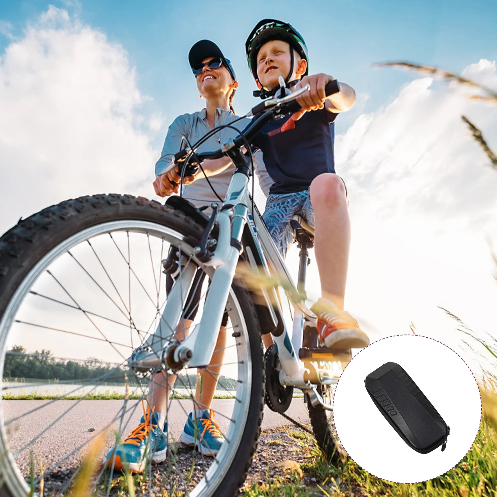 

1 шт. водостойкая велосипедная сумка-труба, велосипедная передняя рама, сумка большой емкости, держатель для телефона на велосипеде, непромокаемая передняя сумка для езды на велосипеде