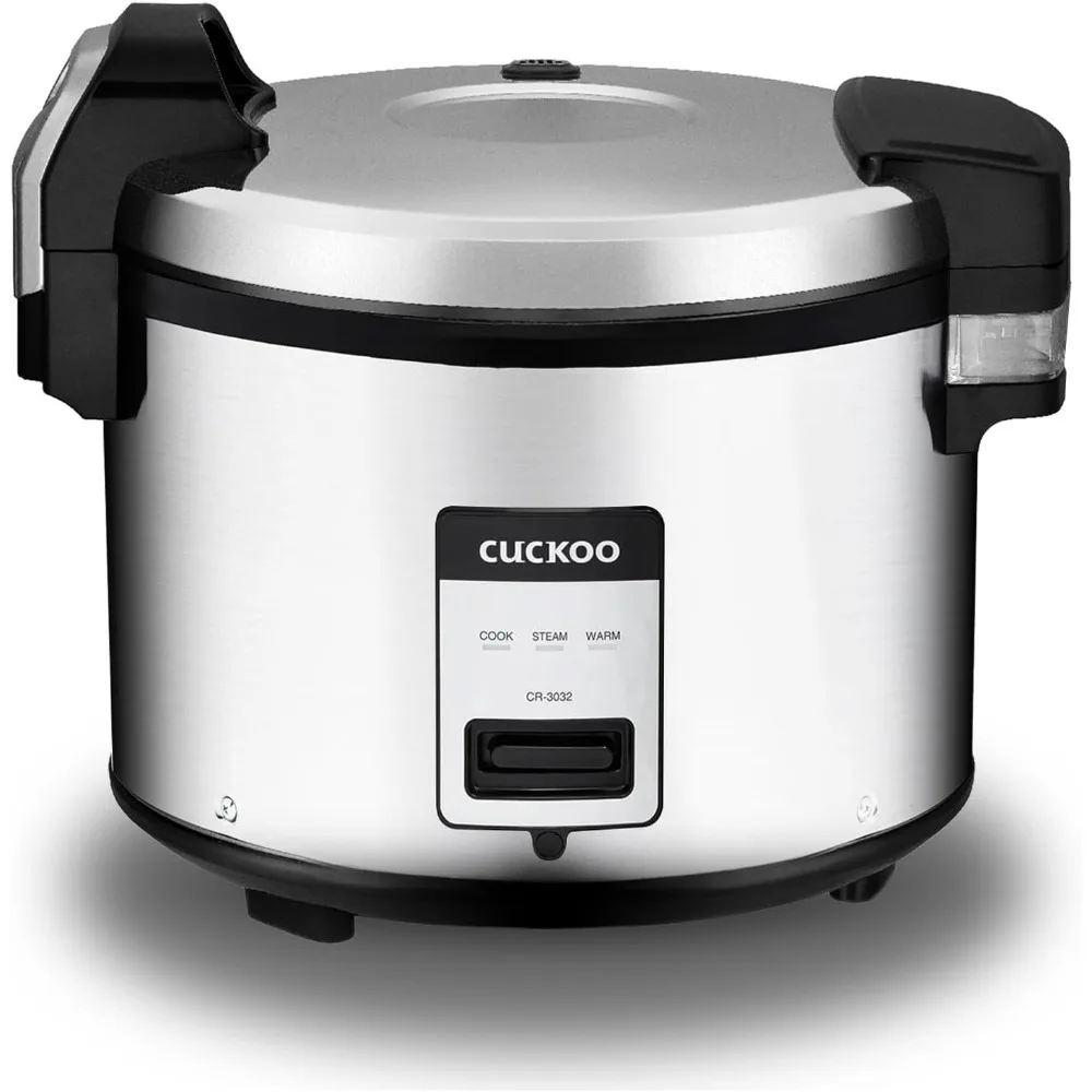 30-Cup(Uncooked)/60-Cup(Cooked) Large Capacity Commercial Rice Cooker & Warmer with Nonstick Inner Pot, Switch Press