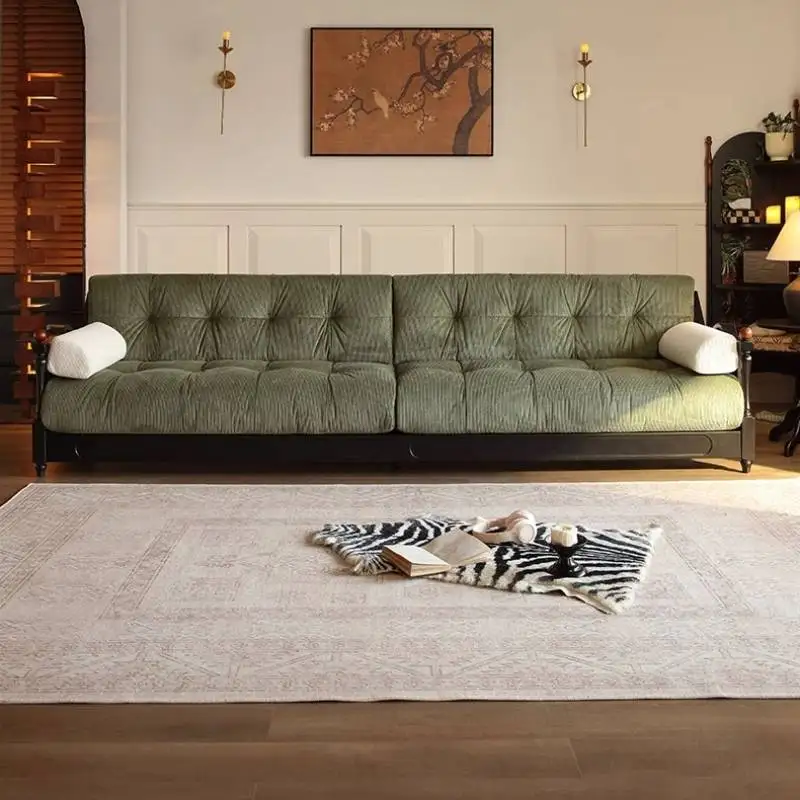Green Aesthetic Living Room Sofas Antique Designer Armchair Bedroom Living Room Sofas Luxury Apartments Divano Moderno Furniture
