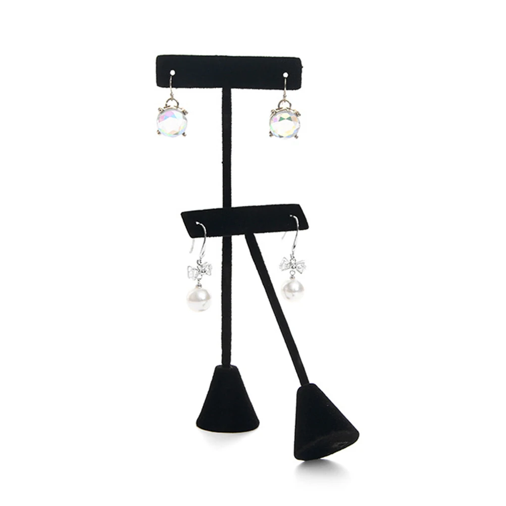 

2 Pcs Earring Holder Display Jewelry for Selling Organizer Stand Hanging Rack Stud Earrings