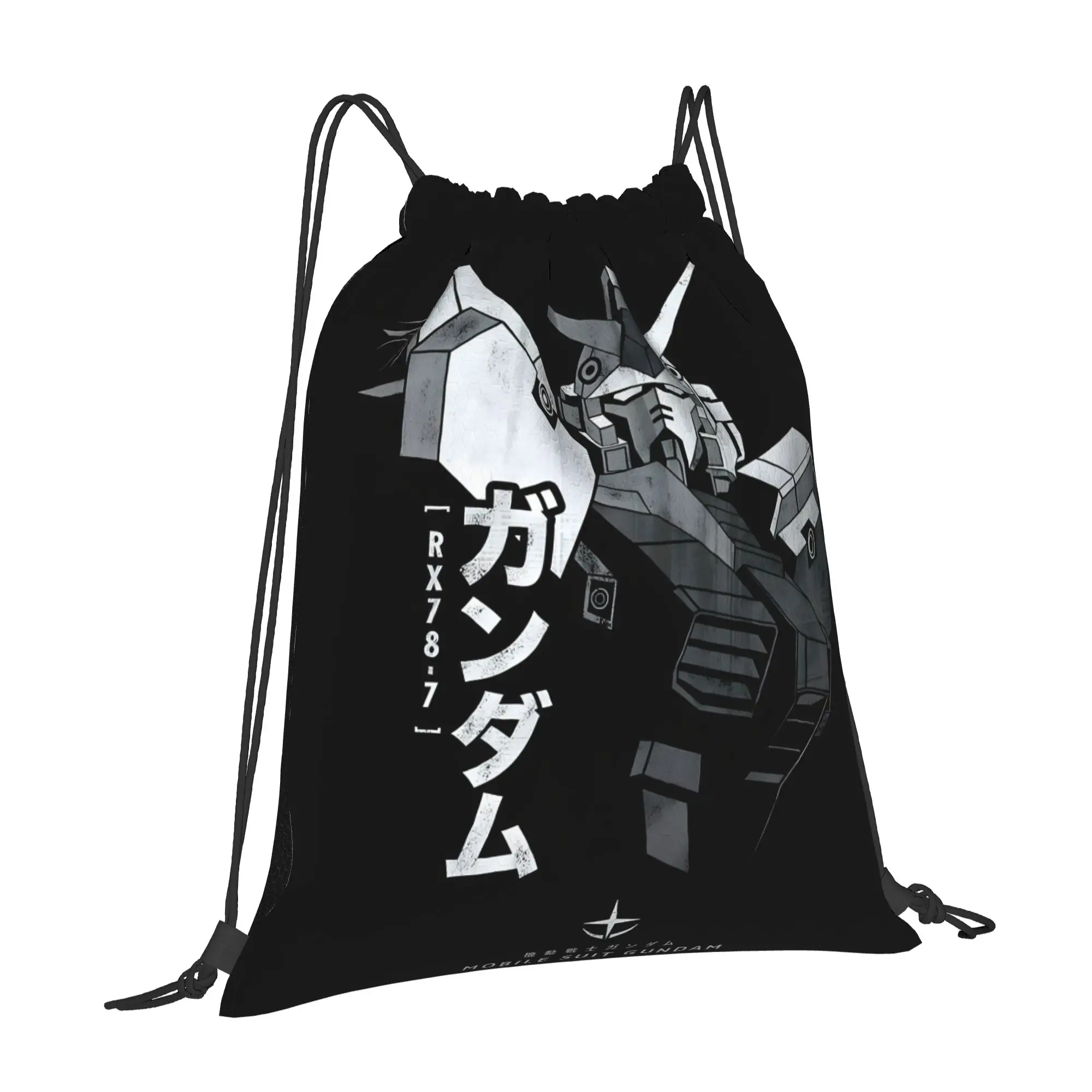 1 pc GUNDAM  Portable Travel Drawstring Bags Storage Backpacks