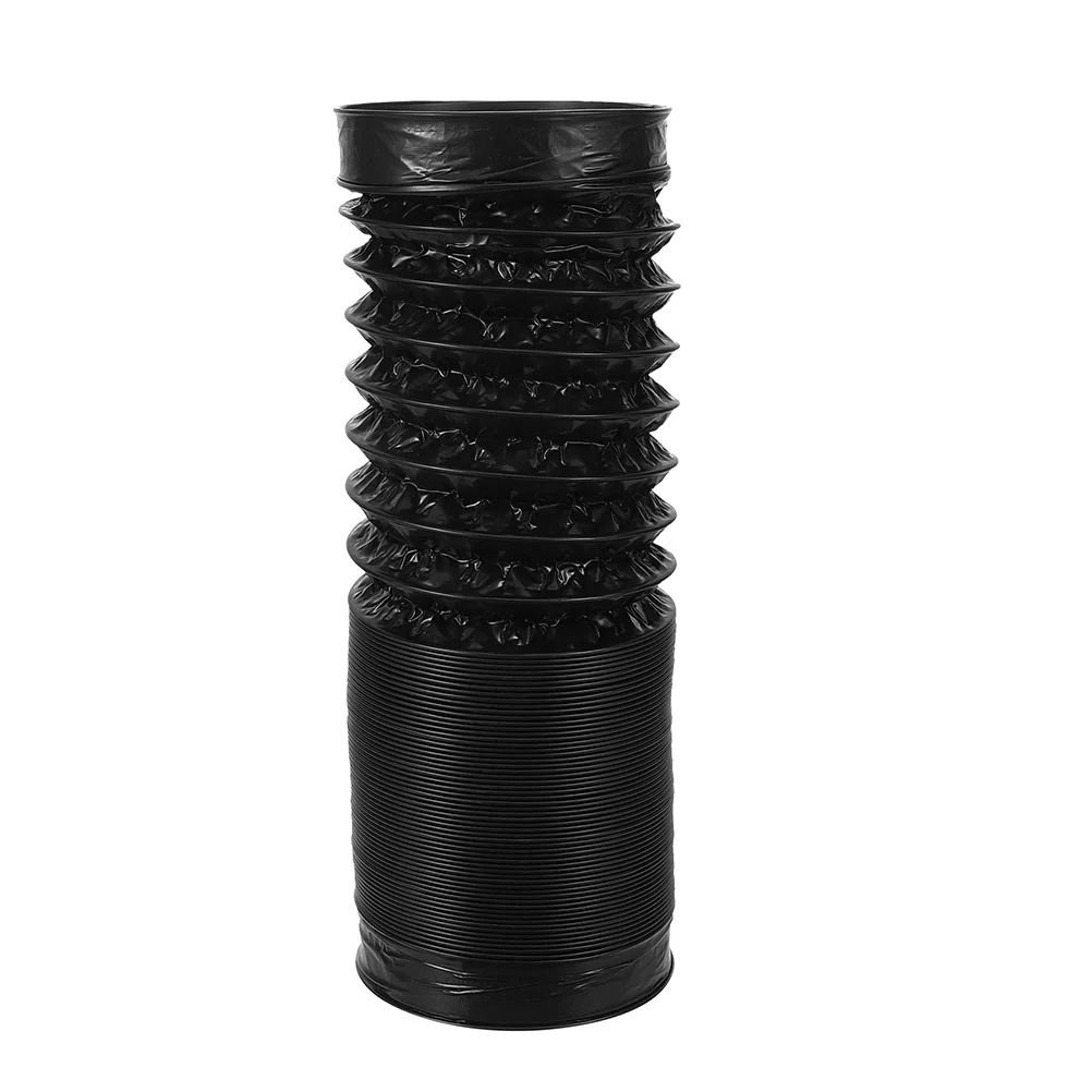 Hose Flexible Aluminum Pipe Dryer Vacuum Adapter Vent Kit Ducting Exhaust for Tight Space Black Hoses