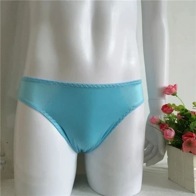 2018 single sexy smooth glossy solid color men\'s stretch is not tight men\'s briefs penis jockstrap gay sexy underwear men