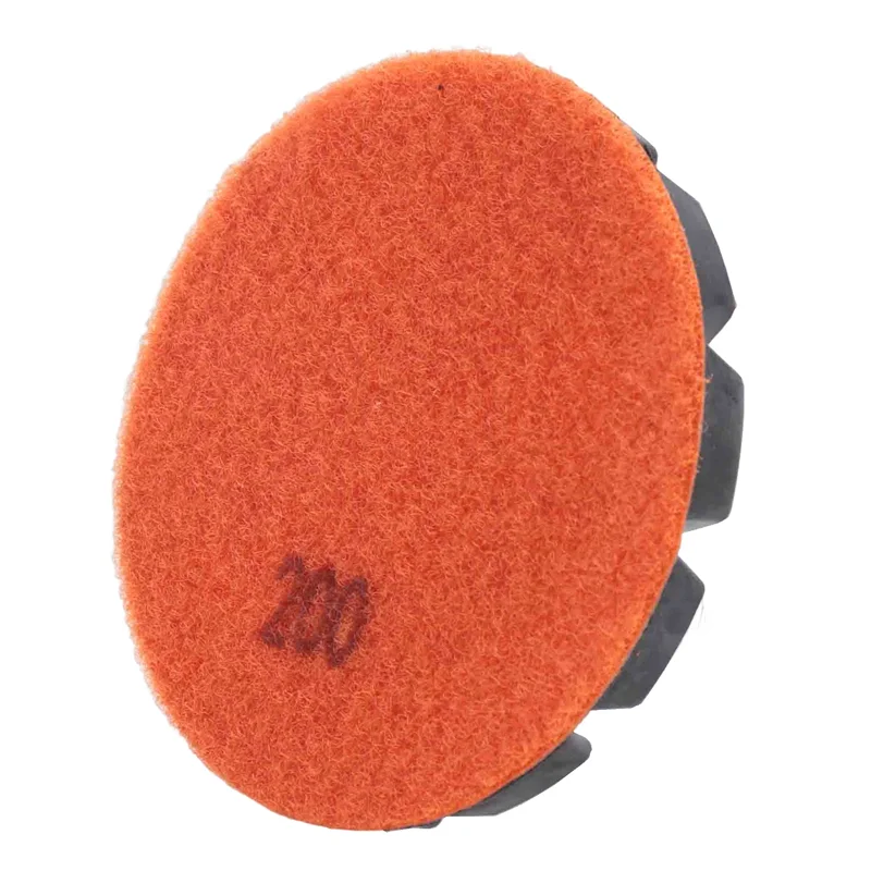 6 шт. алмазные подушечки для полировки пола, смоляная связь, терраццо, диаметр пола 4 дюйма-B61B