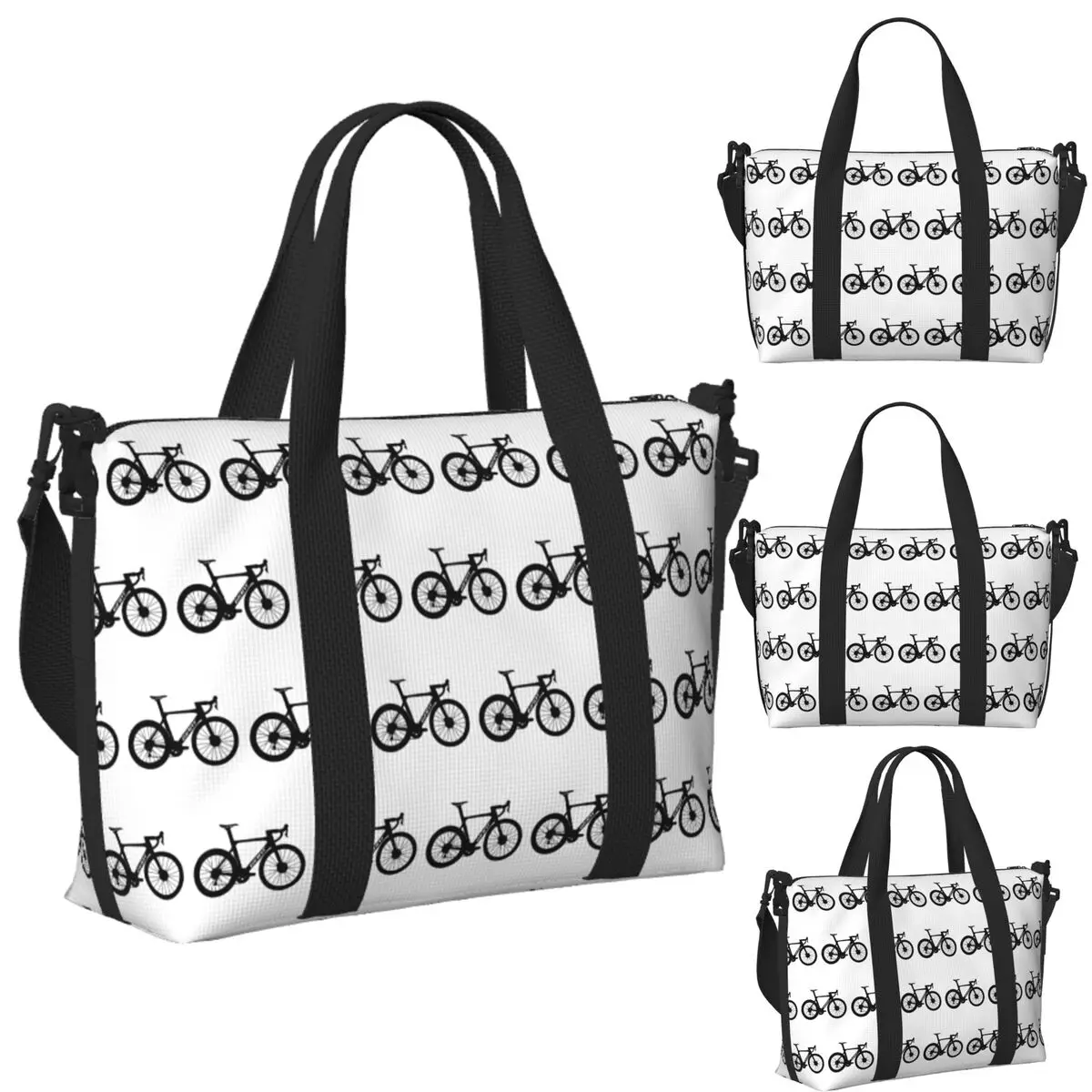 

Giant Propel Road Bike Silhouette Beach Travel Bag Large Capacity Tote Bags for Gym Yoga Women Shopping Duffle Shoulder Bag