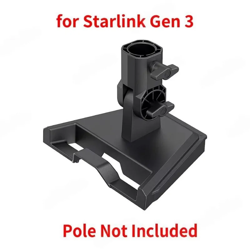 For Starlink Gen 3 RV& Patio Roof Pole Mount Adapter Stand Round Mounting Accessoriee Accessory-[SsMmEe]
