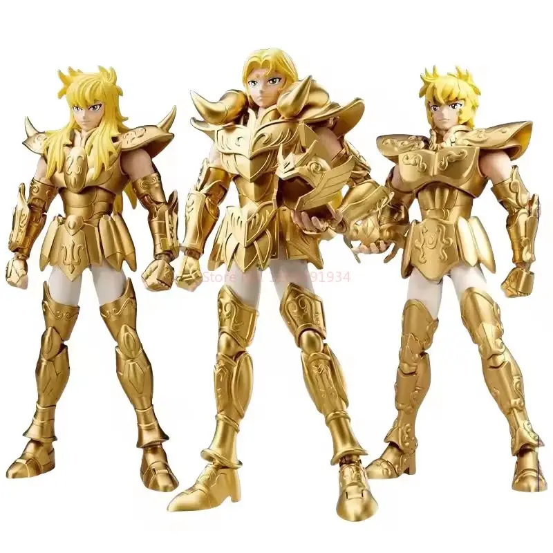 15cm Blokees Saint Seiya Champion Class Aries Mu Anime Figure Masami Kurumada Action Figure model toy Custom Kids Gift