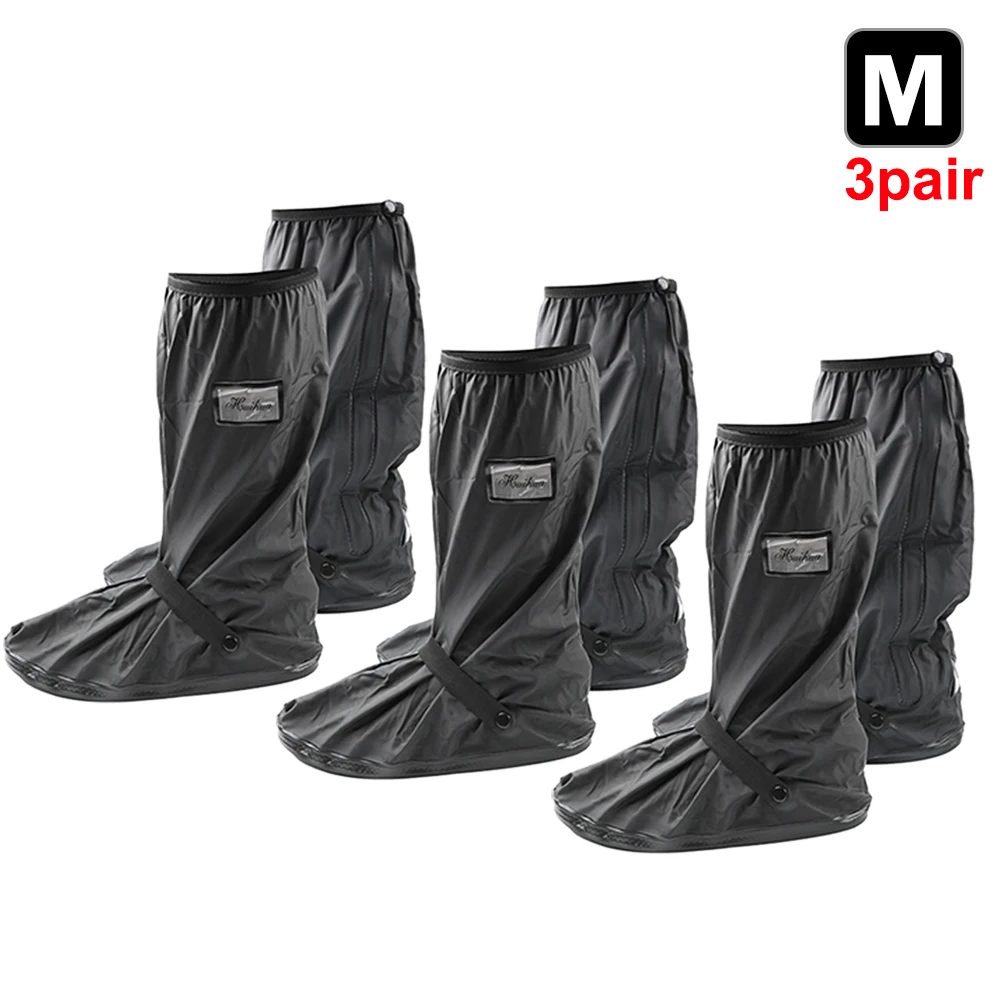 Wiederverwendbare Motorrad-Roller-Dirt-Bike-Regenschuh-Abdeckung, rutschfeste Stiefelüberzüge, Unisex-Fahrradschuh-Schutz für regnerischen, verschneite Tage