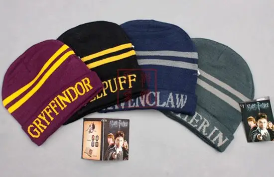 Harry Potter Hat Gryffindor Hufflepuff Slytherin Letters Movie Peripherals Role Playing Warm Decorative Accessories Gifts