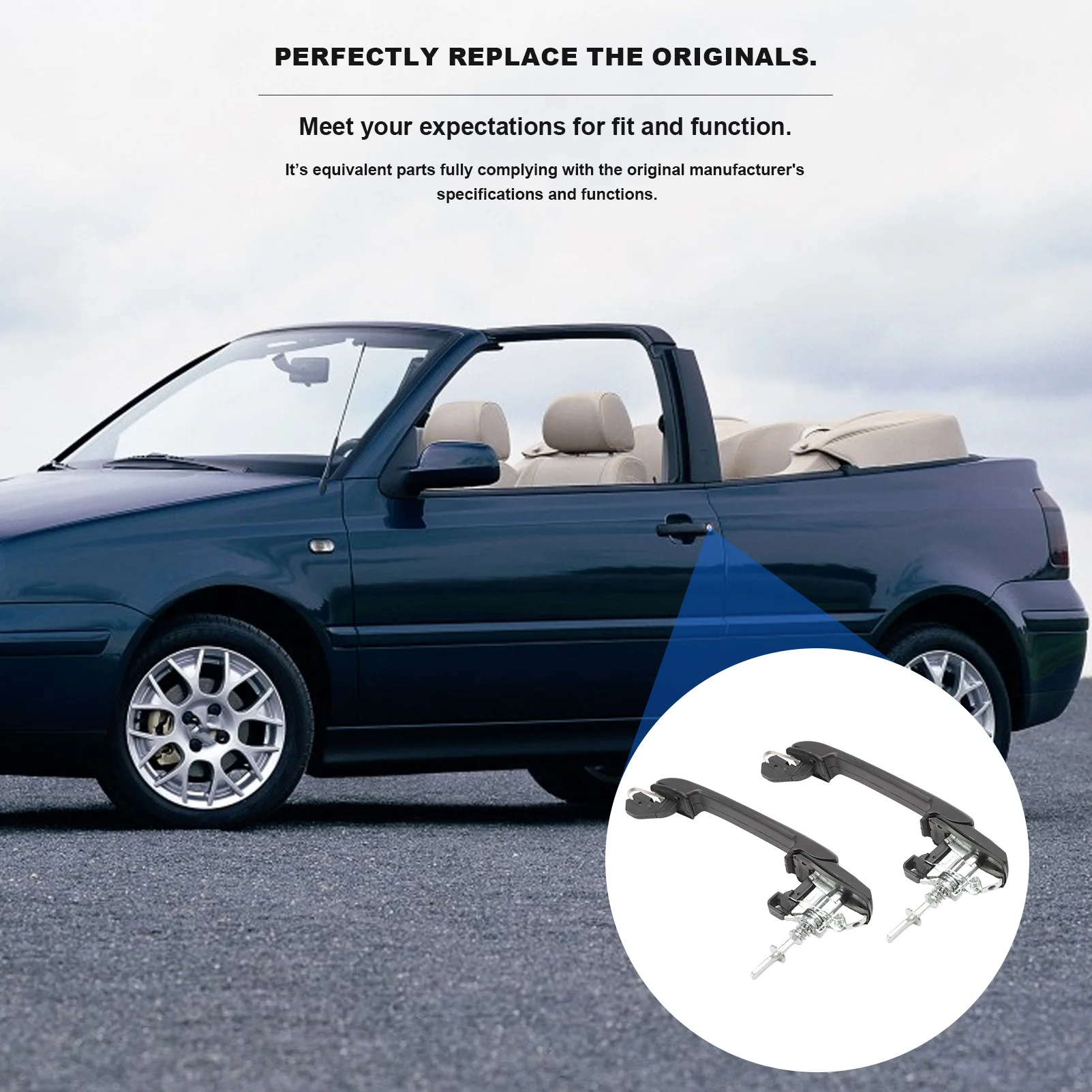 1 Set Ignition Lock Door Handle Lock Key Tailgate Lock Switch Tank Left Right for Golf 3 Cabrio Locking System