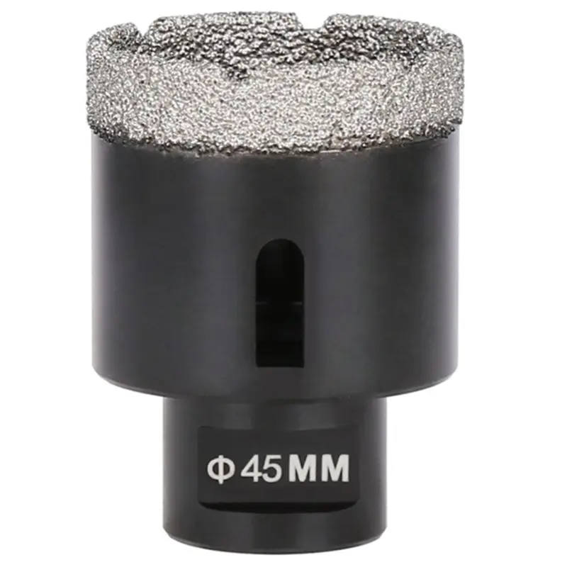 

ABIY Diamond Drill Bit Tile Stone Drill Bit Tool 1 Piece Marble Granite M14 Cutting Machine Drill 45Mm Thread Brazing Hole Opene