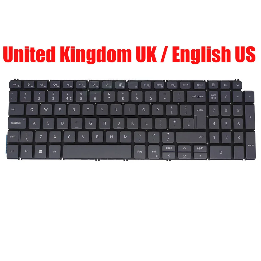 

US UK Keyboard For DELL For Inspiron 3501 3502 3505 5501 5502 5505 5508 5509 5584 5590 5593 5594 5598 For Latitude 3510 Backlit