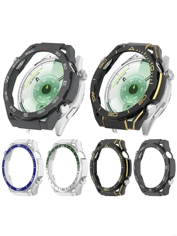 

462E Screen Protector Case Scratch Resistant Hard Bumper Protective Cover Antiscratch for Watch GT6 46mm