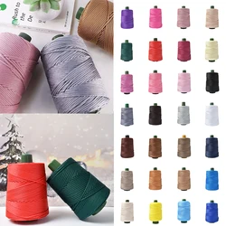 Summer Crochet Yarn Ice Rope Thread for Hand Knitting Bag Hat Shoes Woven Hook Cushion Silk Medium Thick about 200 M DIY