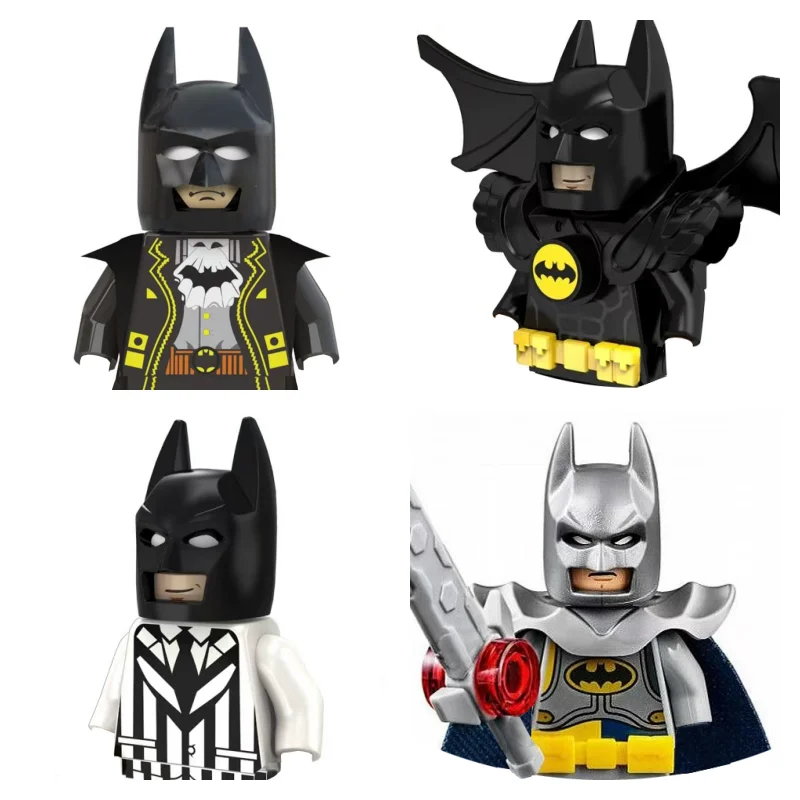 HOT Toy Superhero NEW Batman Brick Mini Action Anime character Building blocks Party gift Puzzle children adult toys