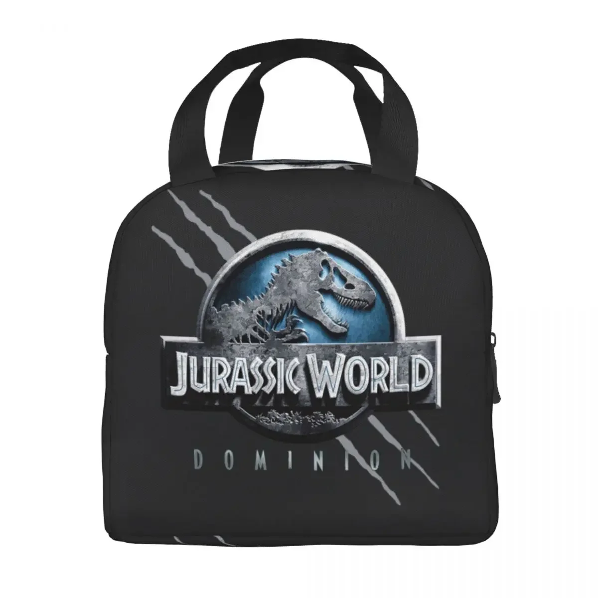 Jurassic World Dominion Lunch Boxes for Women Jurassic Park Cooler Thermal Food Insulated Lunch Bag School Children Student