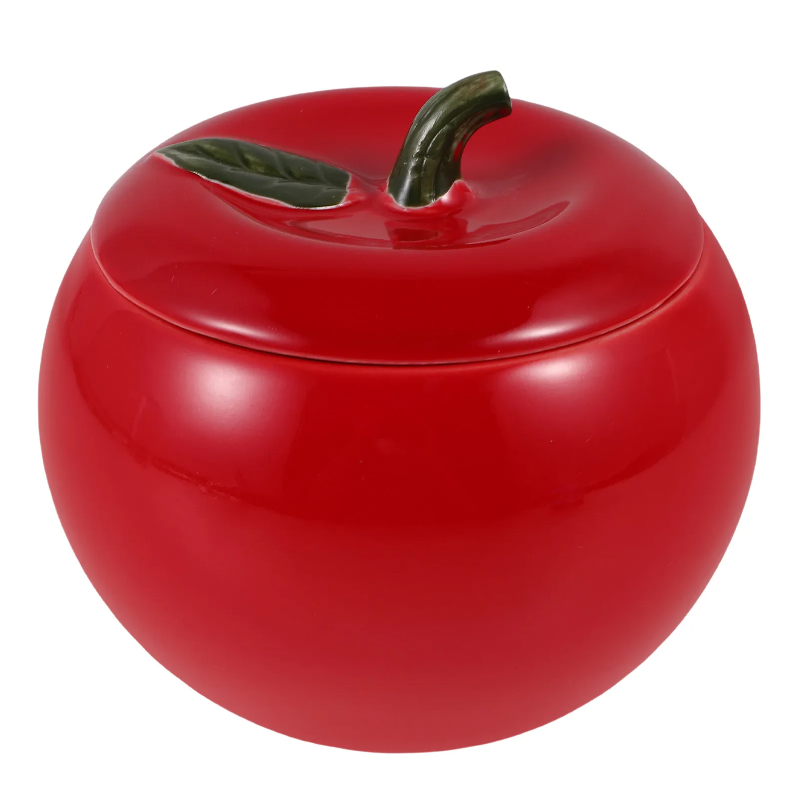 Ceramic Shaped Soup Pot with Lid 5.11 Inch Cute Candy Color Porcelain Steaming Cup for Casseroles Pudding Candy Storage
