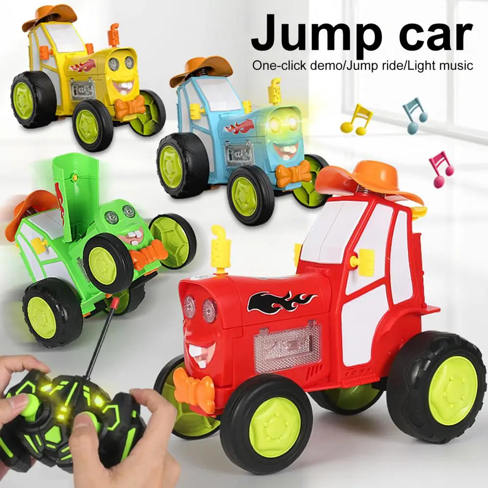 

Remote Control Car Stunt Car with Lights Music Swinging Action Gift for Kids Dance Moves Elastic Tires Fun Remote Control Toy