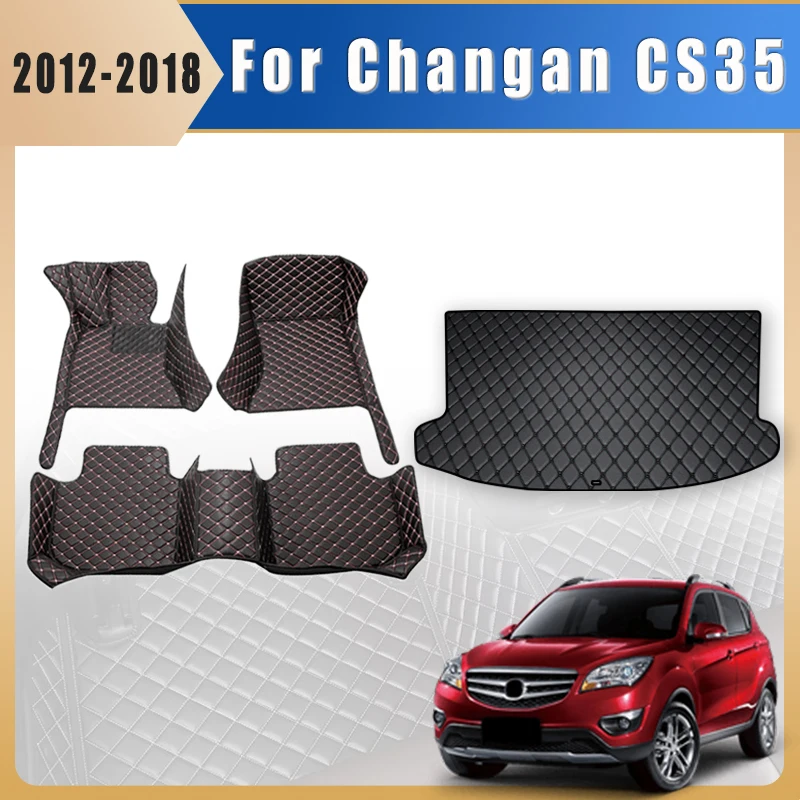 

Автомобильные коврики, ковры в багажник для Changan CS35 2018 2017 2016 2015 2014 2013 2012, аксессуары для ног, аксессуары для салона, педали, чехлы