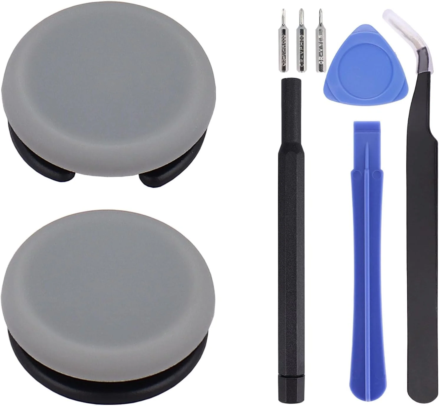 2Pcs Analog Stick Cap Replacement for Nintendo 2DS 3DS 3DSXL 3DSLL New 3DS, 3D Joystick Thumbstick Cover Repair Parts