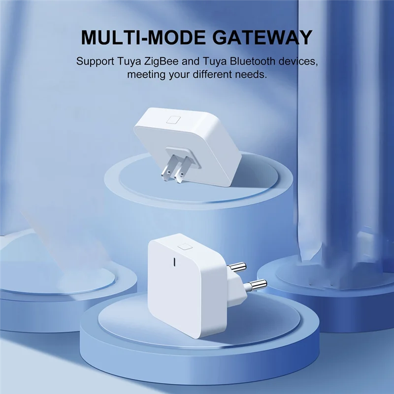 Hub de gateway plug-in tipo zigbee/bluetooth multi-modo gateway ponte para automação residencial inteligente trabalho com alexa eua plug-B61B