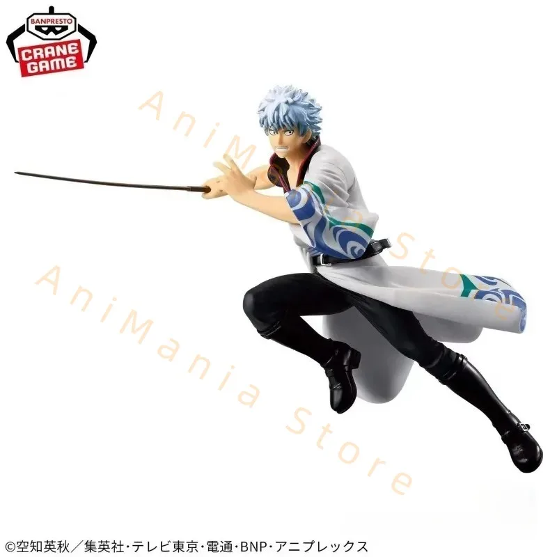 متوفر في المخزون الأصلي بانداي جينتاما ساكاتا جينتوكي 20th الذكرى Ver PVC أنيمي نموذج لجسم سطح المكتب زخرفة مهرجان هدية #2