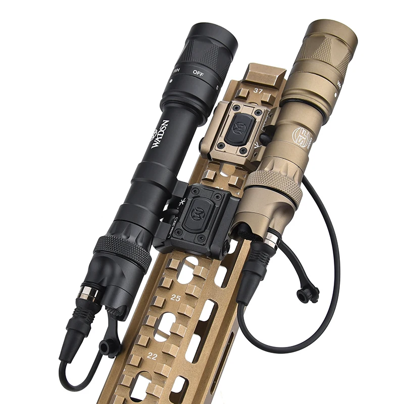 WADSN Tactical Light SF Offset Remote Switch 600W White LED Scout Lamp Tail Cap Dual Function Outdoor Hunting CS Gear