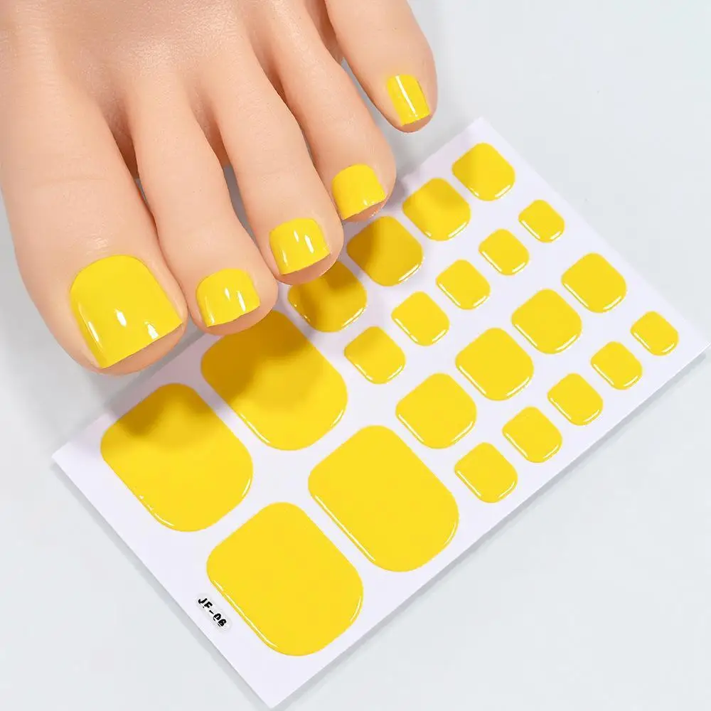 22 نصائح الصلبة خبز الحرة هلام تو شرائط الأظافر عارية اللون ملصقات باديكير الوردي لتقوم بها بنفسك لاصق مسمار أحمر أسود جل مانيكير بولي O9R5