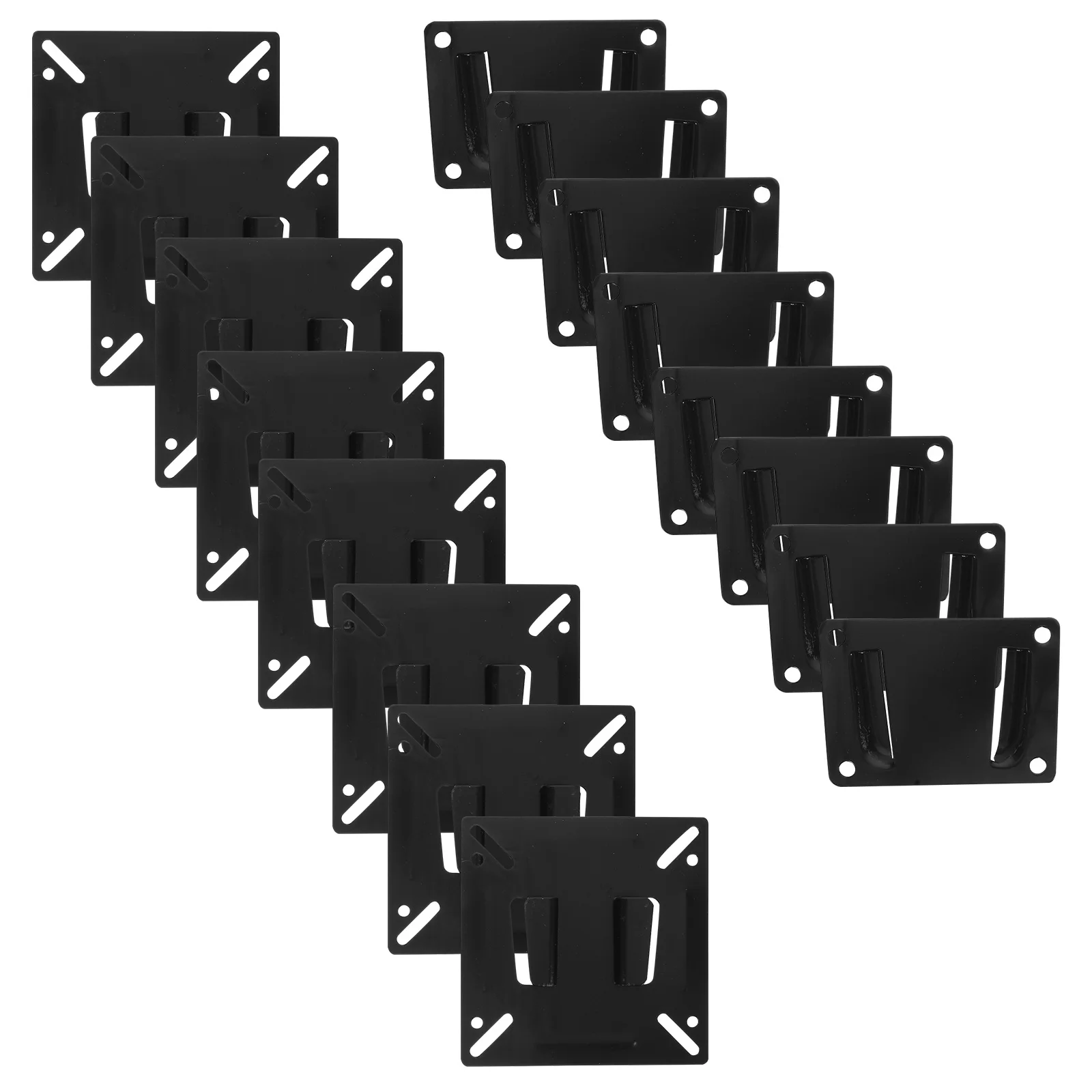 

8 Pcs Hanger Computer Monitor Mount Wall Display Screen Bracket Iron Heavy Duty Brackets