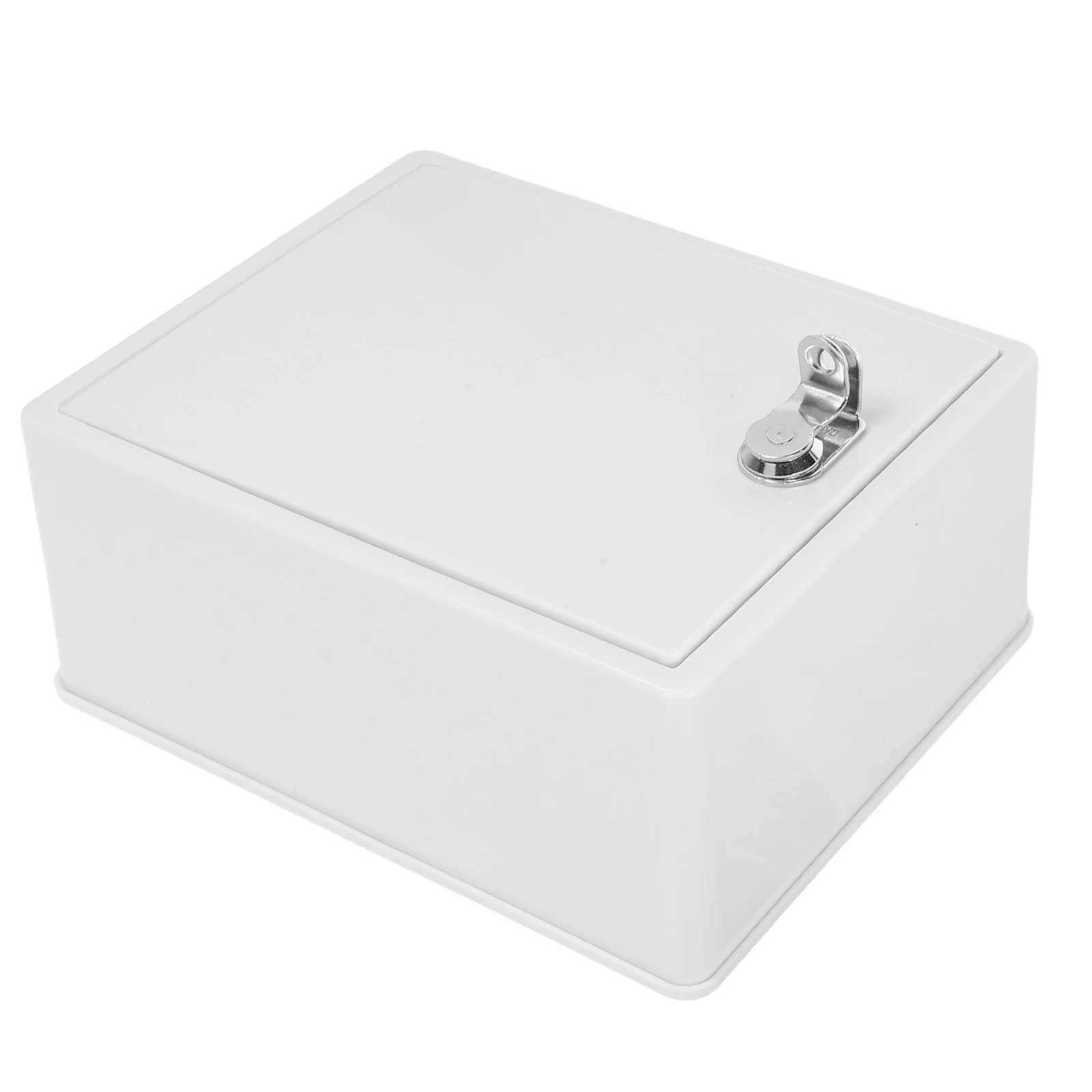 

Wall Mount Locking Mailbox Lockable Milk Container Outdoor Storage Holder Durable Plastic Case for Home