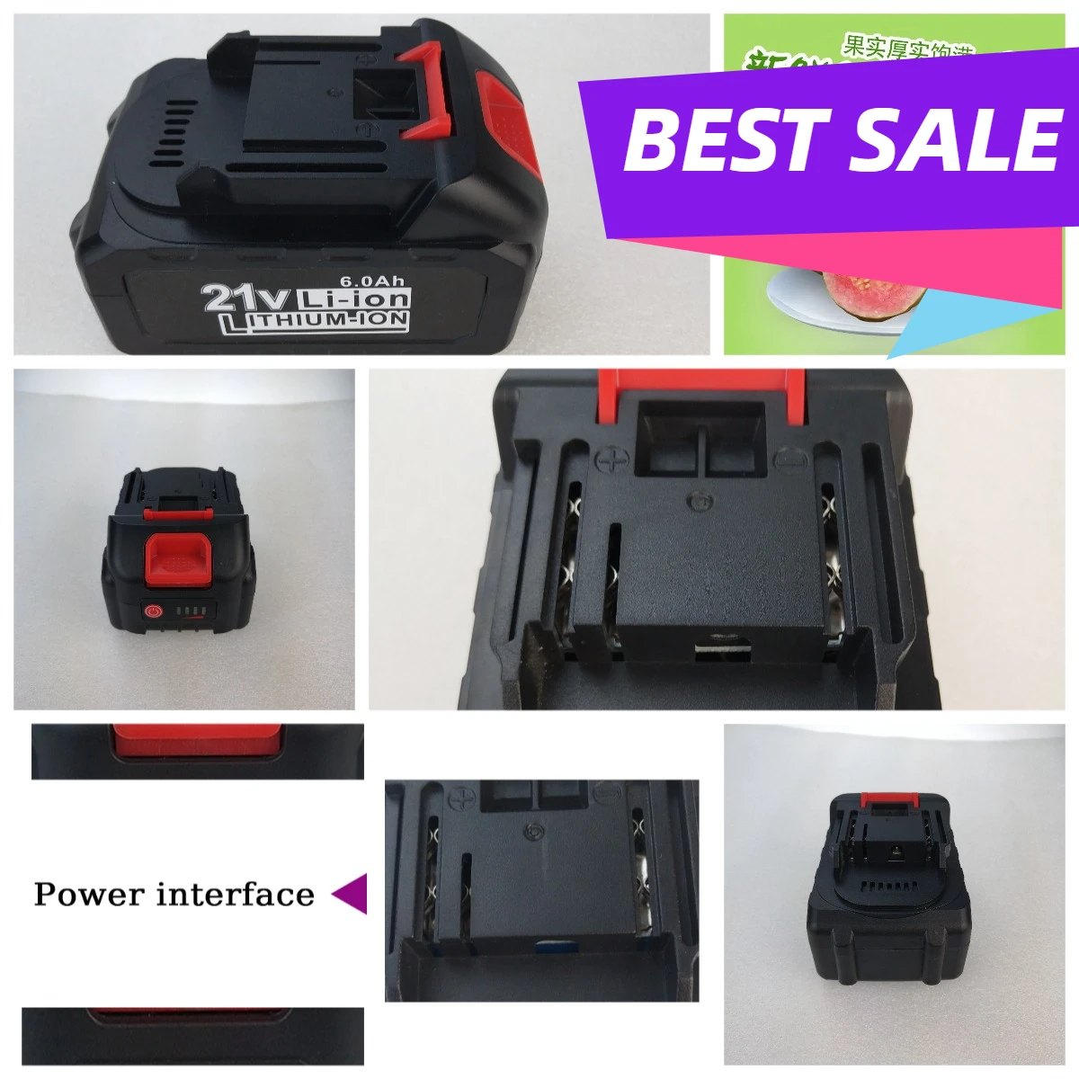 

For Makita 18V-21V Rechargeable Lithium Ion Battery High Capacity with Battery Indicator For Makita Electric Power Tools Battery